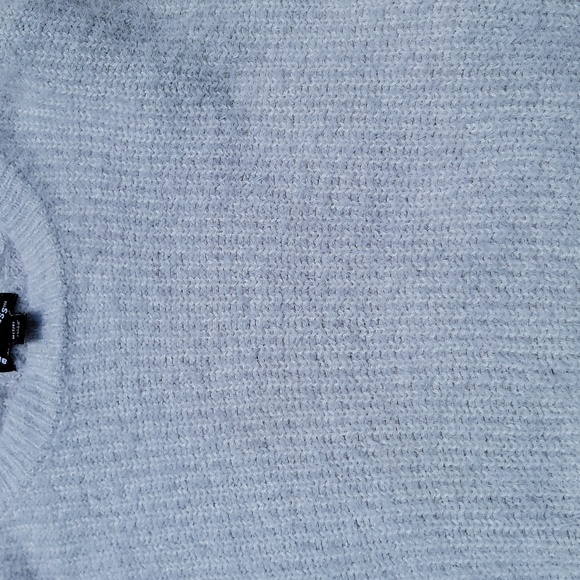 art class Fuzzy Cropped Sweater Pull Over Crew Neck Long Sleeve Gray Medium 7-8 - Picture 10 of 10